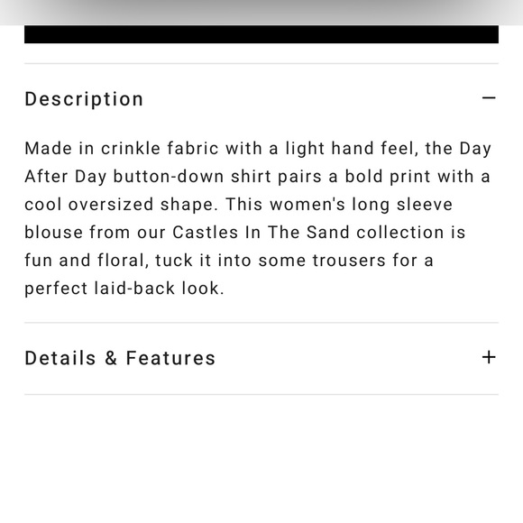 Billabong Day After Day boho crinkle long sleeve  size S/8 - pink and orange - Picture 9 of 10